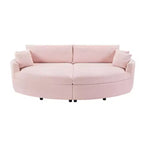 Whisen 102.3 Divano chaise longue doppio oversize e divano letto, Divano con seduta profonda