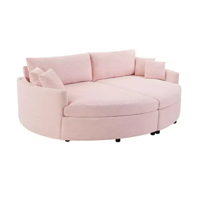 Whisen 102.3 Divano chaise longue doppio oversize e divano letto, Divano con seduta profonda