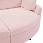 Whisen 102.3 Divano chaise longue doppio oversize e divano letto, Divano con seduta profonda