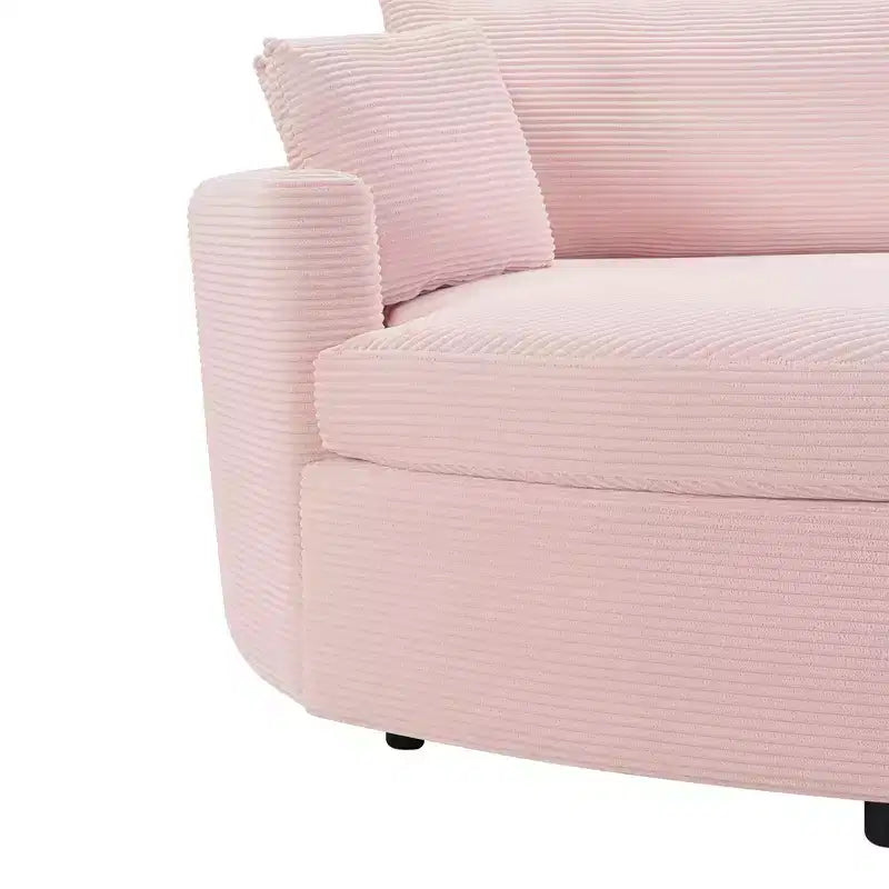 Whisen 102.3 Divano chaise longue doppio oversize e divano letto, Divano con seduta profonda