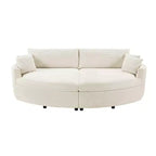 Whisen 102.3 Divano chaise longue doppio oversize e divano letto, Divano con seduta profonda