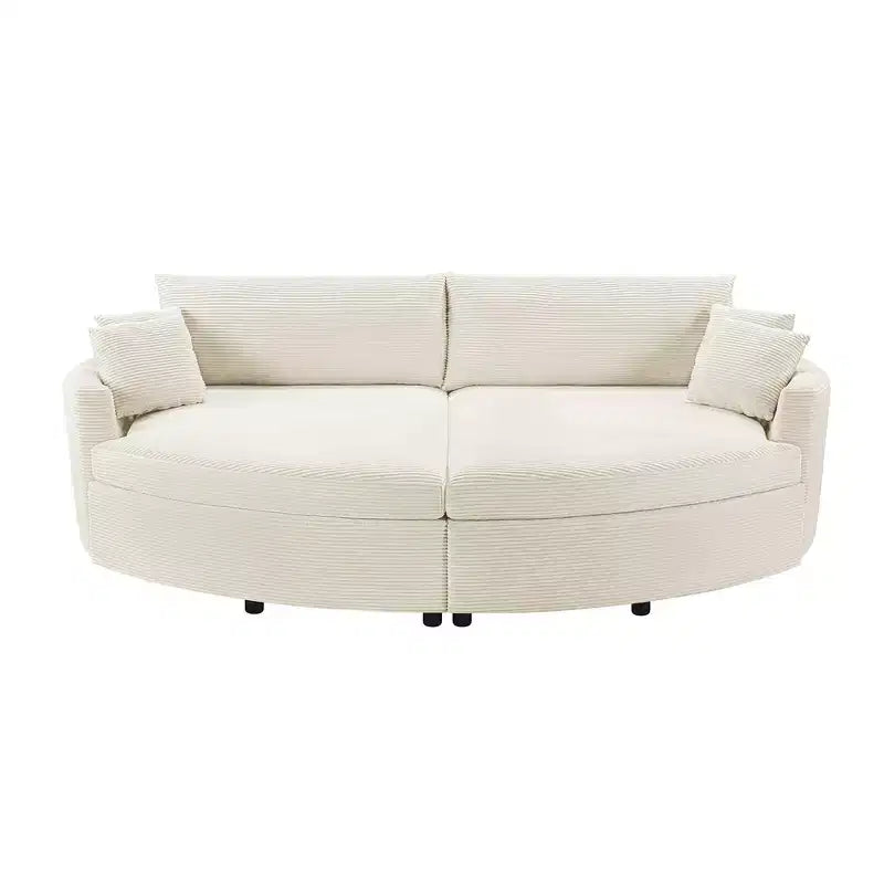 Whisen 102.3 Divano chaise longue doppio oversize e divano letto, Divano con seduta profonda
