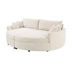 Whisen 102.3 Divano chaise longue doppio oversize e divano letto, Divano con seduta profonda