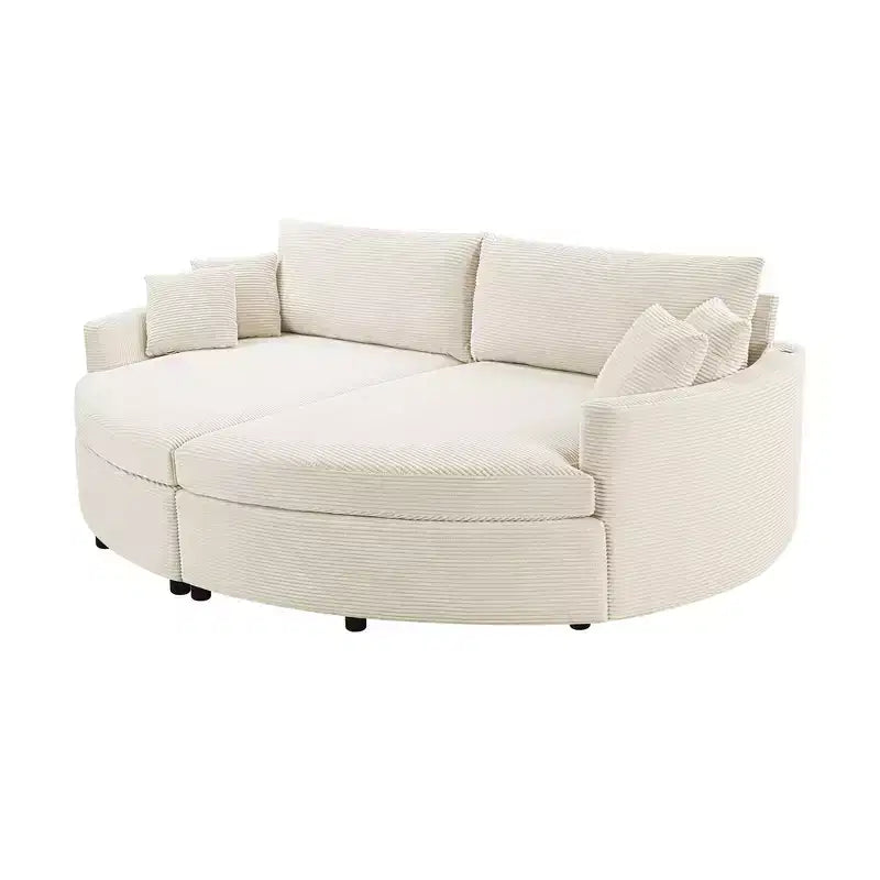 Whisen 102.3 Divano chaise longue doppio oversize e divano letto, Divano con seduta profonda
