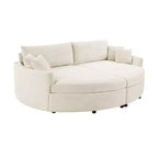 Whisen 102.3 Divano chaise longue doppio oversize e divano letto, Divano con seduta profonda