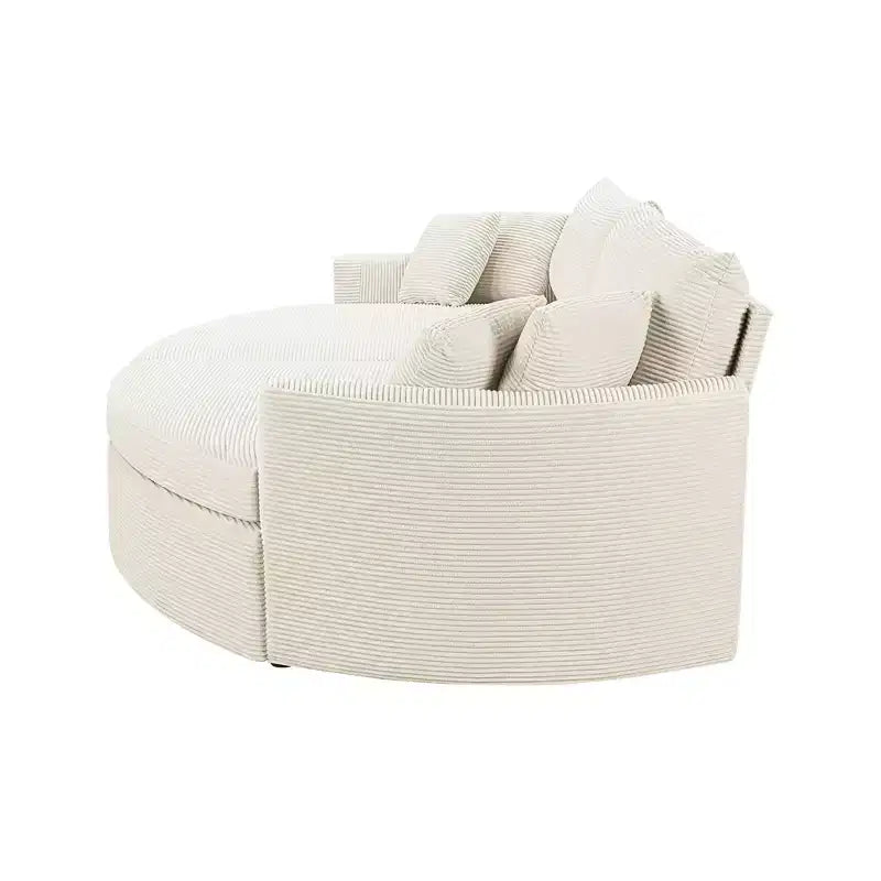 Whisen 102.3 Divano chaise longue doppio oversize e divano letto, Divano con seduta profonda