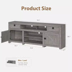 Farmhouse TV Stand Entertainment Center, for TVs up to 203.2 cm