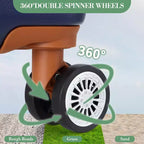 Valigia rigida espandibile da 24 pollici - Valigia spinner in ABS leggera con lucchetto TSA, approvata per il trasporto aereo