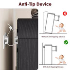 Scarpiera da 120 cm con ripiani regolabili, 4 ante, ripiano inferiore, organizer stretto autoportante con angoli arrotondati per ingresso soggiorno