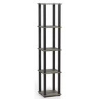 Scaffale portaoggetti HOMLUX a 5 ripiani multiuso, scaffalatura aperta con struttura resistente