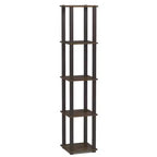 Scaffale portaoggetti HOMLUX a 5 ripiani multiuso, scaffalatura aperta con struttura resistente