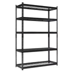 Heavy Duty 5-Tier Metal Shelf, 2200 lb Capacity  Adjustable Industrial Rack 47 W x 18 D x 72 H  Garage, Basement, Kitchen
