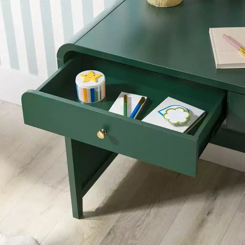 Scrivania da Scrittura dal Design Curvo Moderno Walker Edison Zoey