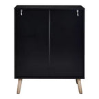 Karl Home Mobile scarpiera in rattan moderna da 18 paia