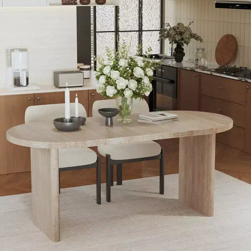 55.12-70.87Modern Extendable Dining Table with removable extension leaves,Mid-century modern style home table,Suitable for dining rooms
