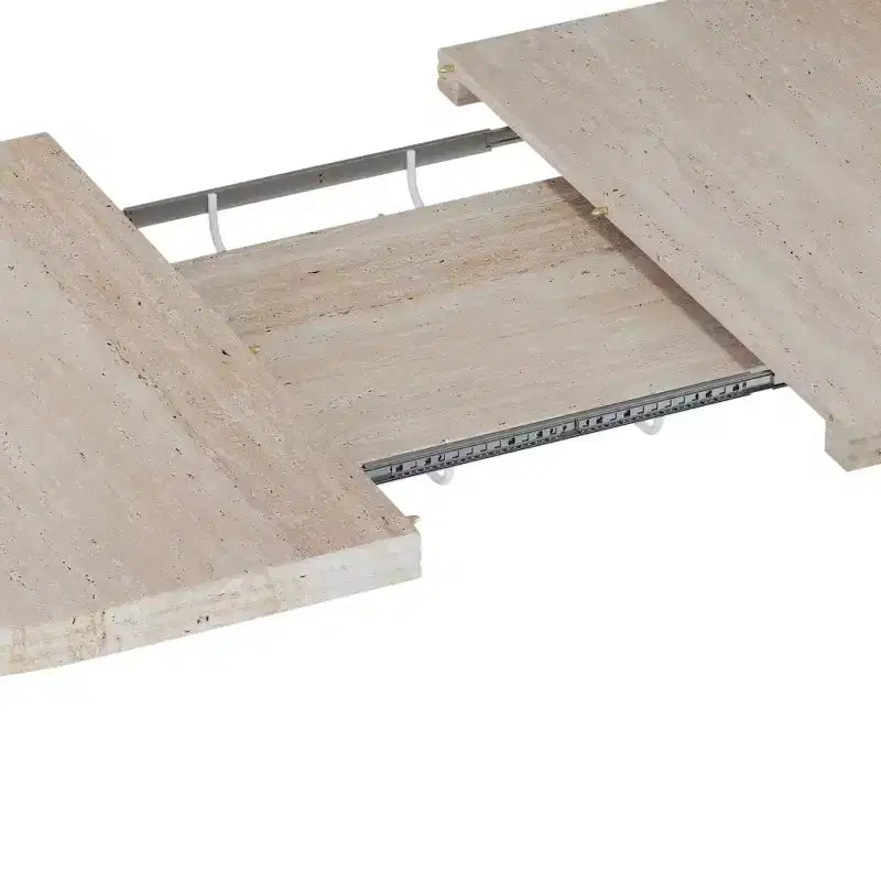 55.12-70.87Modern Extendable Dining Table with removable extension leaves,Mid-century modern style home table,Suitable for dining rooms