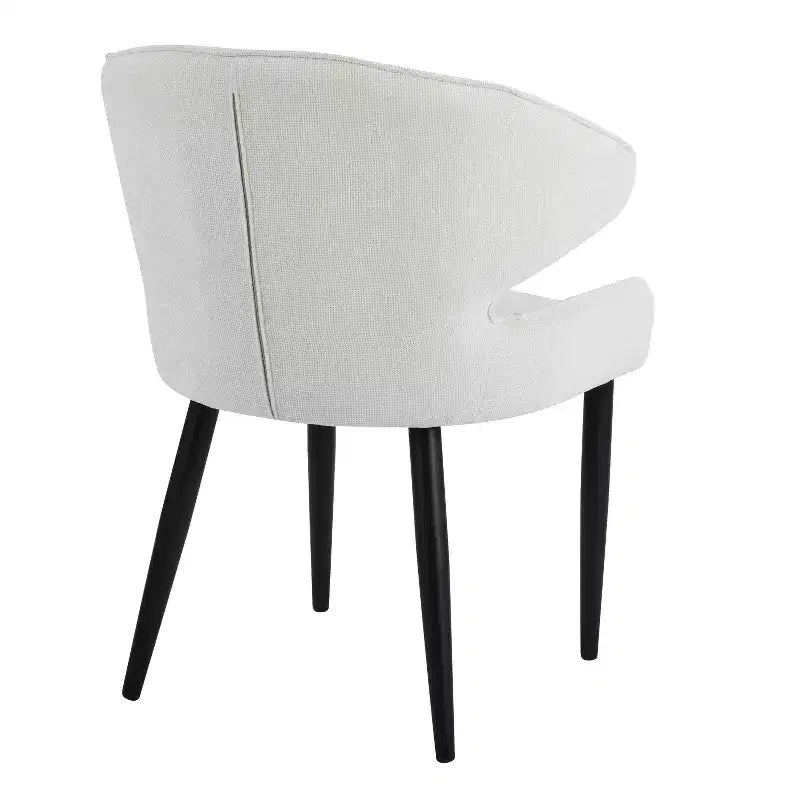 GDFStudio Nellie Sedie da Pranzo Imbottite Moderne con Schienale Curvo