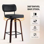Sgabelli da Bar Girevoli a 360° con Altezza da Bancone, Set da 1