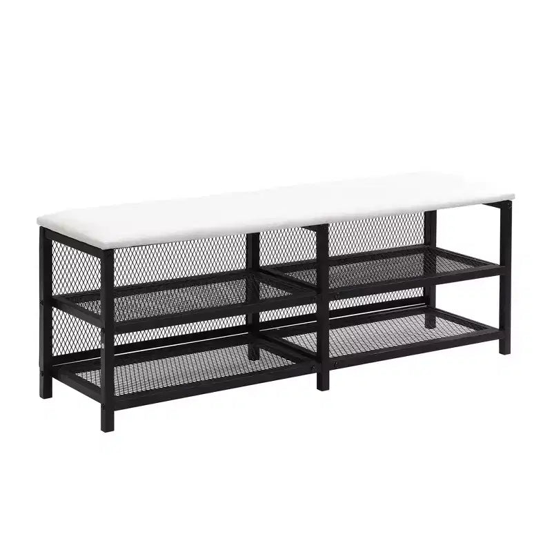 MAYEERTY Letto a Piattaforma Rivestito in Pile Teddy con Contenitore Sottoposto, Design Curvo e Robusta Struttura Solida