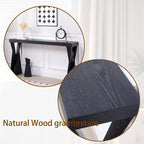 Consolle in legno GDFStudio Bryce Modern da 58,3 con gambe incrociate