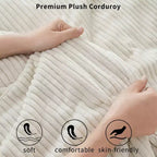 Dyonery 70 Loveseat Divano a due posti in velluto a coste, divano a due posti moderno, divano sfoderabile con seduta profonda, 2 ampi cuscini bracciolo e schienale morbido