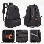 Zaino da tennis con scomparto imbottito per racchetta e borsa per scarpe ventilata, borsa sportiva leggera per racchette da pickleball e badminton