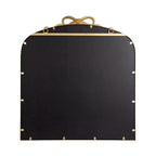 Specchio ad arco con nastro Kate and Laurel Arendahl, oro, 28x30