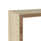 vidaXL Set 3 Scaffali Cubici a Muro Rovere Sonoma MDF Grande, Medio, Piccolo