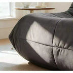 Poltrona a sacco gigante Divano pigro da terra, Divano Fireside in memory foam per adulti, Poltrona a sacco grande senza braccioli in ecopelle per soggiorno, camera da letto, dormitorio, ufficio