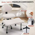 Sedia Ergonomica a Gambe Incrociate, Sedia da Meditazione Girevole a 360° con Ruote, Sedile Regolabile in Altezza per Meditazione, ADHD e Yoga per Ufficio Domestico