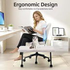 Sedia Ergonomica a Gambe Incrociate, Sedia da Meditazione Girevole a 360° con Ruote, Sedile Regolabile in Altezza per Meditazione, ADHD e Yoga per Ufficio Domestico