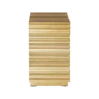 Meridian Furniture Tavolino Golda Gold