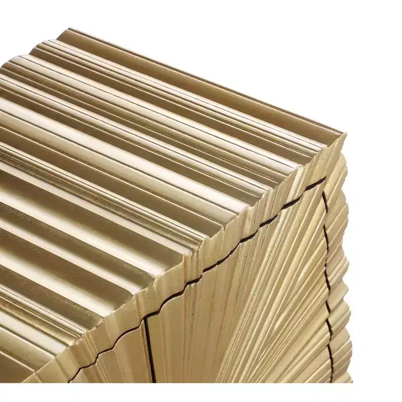 Meridian Furniture Tavolino Golda Gold