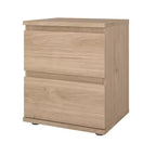 Tvilum, comodino Aurora a 2 cassetti, Jackson Hickory