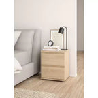 Tvilum, comodino Aurora a 2 cassetti, Jackson Hickory