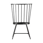 Tavolo da pranzo rotondo Jolana 45 in rovere con ripiano nero e set - iNSPIRE Q