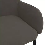 vidaXL Set 2 Sedie da Pranzo Grigio Scuro