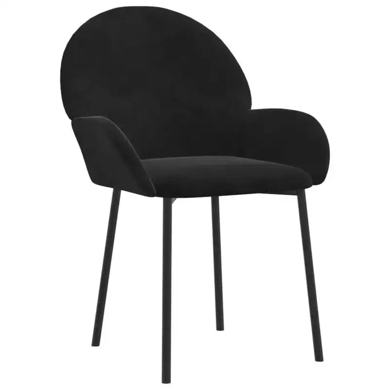 vidaXL Set 2 Sedie da Pranzo Grigio Scuro