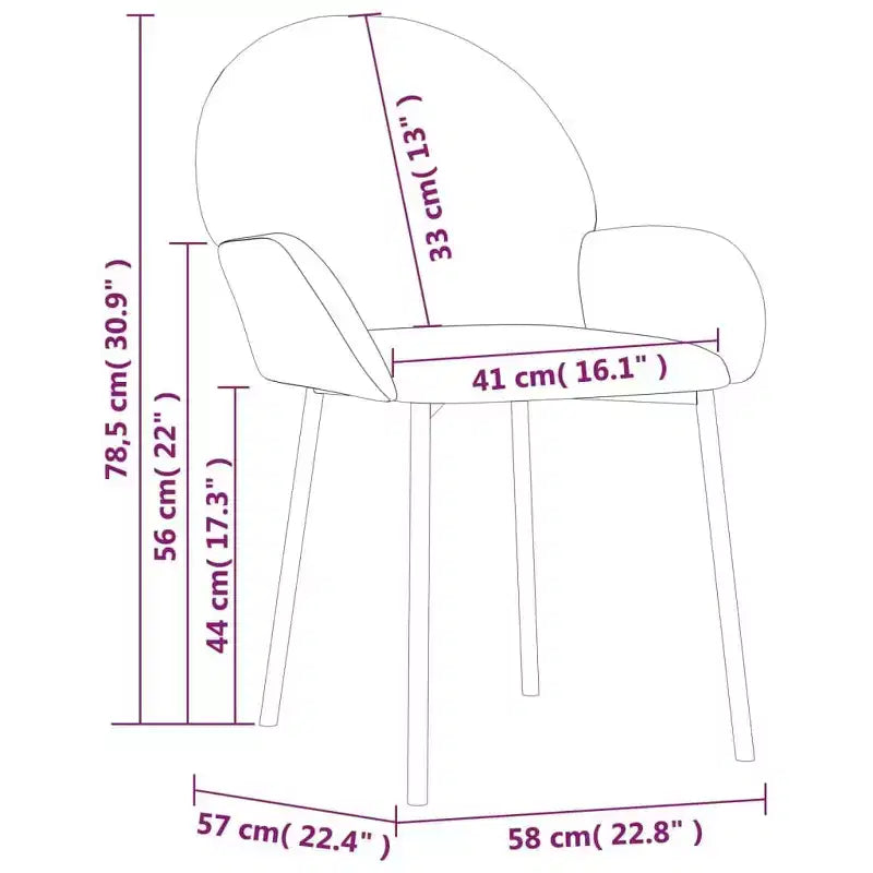 vidaXL Set 2 Sedie da Pranzo Grigio Scuro