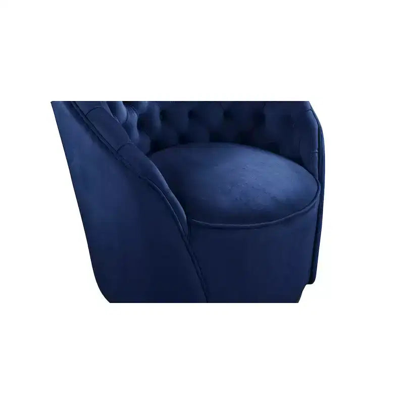 Sedia in velluto Alessio di Meridian Furniture