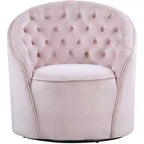 Sedia in velluto Alessio di Meridian Furniture
