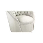Sedia in velluto Alessio di Meridian Furniture