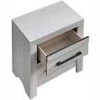Comodino Passion Furniture Rustica 2 cassetti, largo 24 pollici
