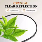 JIONJOY Specchio intero sopra porta 47x14, Specchio da parete salvaspazio con cornice in alluminio per camera da letto, soggiorno, ingressi