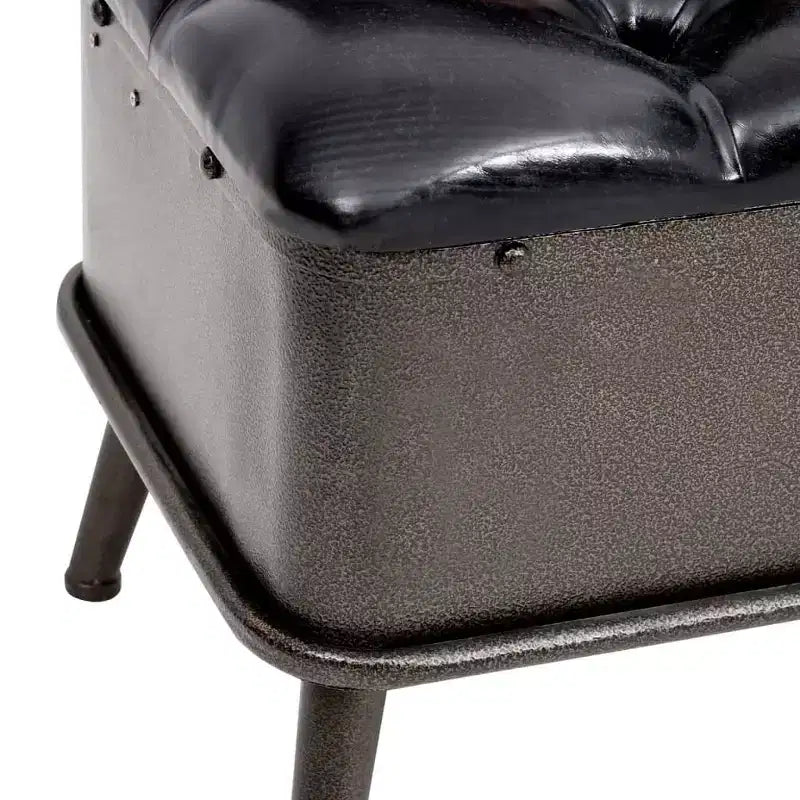 vidaXL Panca Contenitore Crema Legno ingegnerizzato 110 cm Panca Contenitore