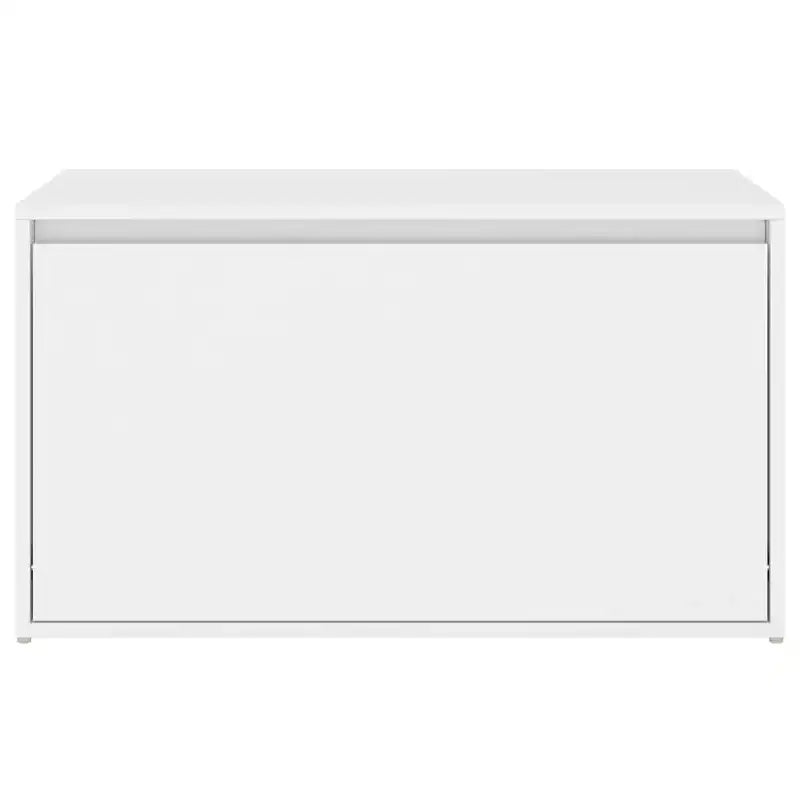 vidaXL Panca Bianca Legno Multistrato 80x40x45 cm Panca Rettangolare