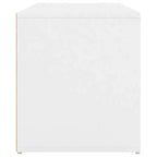 vidaXL Panca Bianca Legno Multistrato 80x40x45 cm Panca Rettangolare