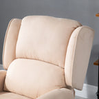 Poltrona massaggiante reclinabile con calore lombare e telecomando | Blu / Bianco crema / Nero / Beige / Marrone | Singola