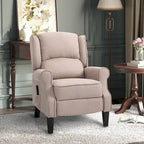 Poltrona massaggiante reclinabile con calore lombare e telecomando | Blu / Bianco crema / Nero / Beige / Marrone | Singola