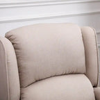 Poltrona massaggiante reclinabile con calore lombare e telecomando | Blu / Bianco crema / Nero / Beige / Marrone | Singola